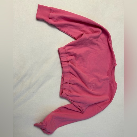 Oh Polly Sweaters - Pink Cropped Sweater